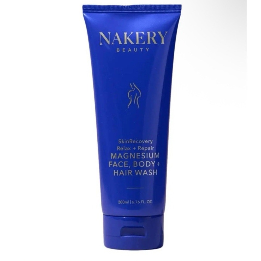 Nakery Beauty SkinRecovery Magnesium Face Body & Hair Wash Relax Repair 6.76 oz